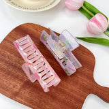 IRIDESCENT FRUIT HAIR CLAW SWEET CANDY COLOR CLIP_CWAHA1577