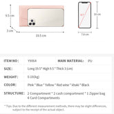 Color Blocking Minimalist Large Capacity Wallet_Cwab1609
