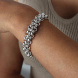 Titanium Steel Thick Chain Bracelet Necklace