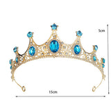 FASHION PRINCESS CROWN WEDDING CRYSTAL TIARAS_CWMM2017