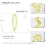 ACETATE LIGHTNING HAIRPIN SIDE CLIP HAIRBAND_CWAHA4224