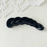 Bow Banana Hair Clip Elegant Ponytail Holder_Cwaha07559