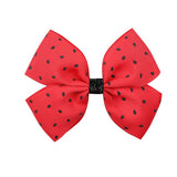 CHILDRENS FRUIT PRINT BOW HAIR CLIP_CWAHA2391