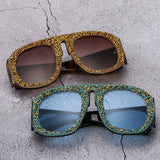 LUXURY DIAMOND STUDDED LARGE FRAME SUNGLASSES_CWASG0868