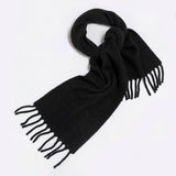 SOFT WOOL BLEND SCARF UNISEX WINTER SOLID WRAP_CWASC2349