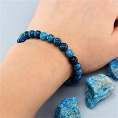 Crystal Natural Stone Beaded Bracelet Unisex_Cwmm11267