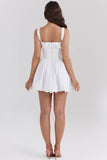 Stylish,Cinched Waist Form-Fitting Halter Dress