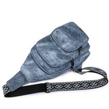 2024 NEW SIMPLE PU WAIST BAG MESSENGER BAG_CWAB2711