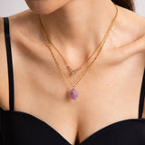 NICHE RETRO DOUBLE LAYERED CLAVICLE CHAIN_CWAJE1431