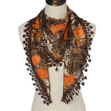 New Light Luxury Lace Triangle Scarf Shawl_Cwmm2001
