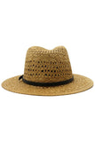 BLACK BELT CASUAL TRENDY WEAVE STRAW HAT_CWAH077 B20322