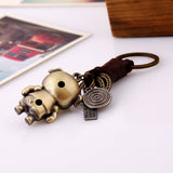 CREATIVE CARTOON ANIMAL WOVEN CAR KEYCHAIN_CWMM4723