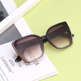 FASHION LARGE FRAME SUNGLASSES CAT EYE SUNGLASSES_CWASG0586