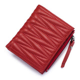 FASHION LEATHER EMBROIDERED SHORT FOLDING WALLET_CWAB3784