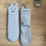 Winter Cotton Wool Foot Warmer Sock Slippers_Cwms1215