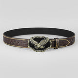 Trendy Buckle Rivet Western Belt_Cwabe0417