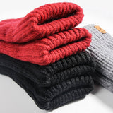 Women Christmas Style Cold-Proof Knitted Gloves_Cwag0121
