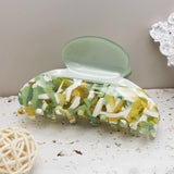 MARBLE PATTERN TRENDY HAIR CLIP_CWAHA0185