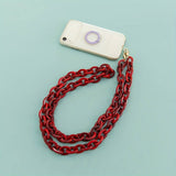 47 OVAL 0 67 0 98 ACRYLIC CHAIN BAG STRAP_CWMM5099
