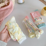 2024 NEW FASHION FLOWER TRANSPARENT SOCKS_CWMS0552