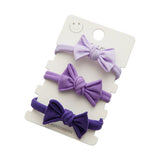 3PCS CD BUTTERFLY HIGH ELASTICITY NYLON HAIR TIES_CWAHA1110