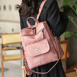 Women Backpack Fashion Leather Travel Shoulder Bags_Cwab0730