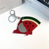 CUTE WATERMELON MAKEUP MIRROR KEYCHAIN ACRYLIC_CWMM6380