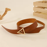 Triangle Metal Buckle Decorative Belt_Cwmm3947