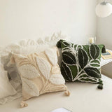 LUXURY WHITE GREEN SOFA PILLOW COVER MODERN CUSHION_CWMM7707