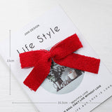 FELT PLUSH BOW RIBBON CHRISTMAS TREE HANGING DECOR_CWMM9795