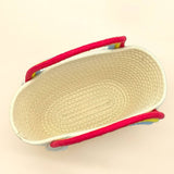 RAINBOW CLOUD HANDBAG WOVEN BAG_CWAB1887