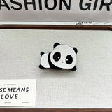 PANDA ACETATE HAIR CLAW CUTE CHINESE STYLE CLIP_CWAHA5750