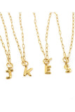 Initials Pendant Trendy Lariat Necklace_Cwaje237