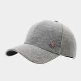 Winter Knit Baseball Cap Women Solid Warm Hat_Cwah04724