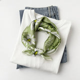 SILK SQUARE SCARF ELEGANT CHINESE FLORAL PRINT_CWASC0814