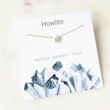 NATURAL CRYSTAL GRAVEL PENDANT NECKLACE WITH CARD_CWAJE1050