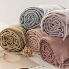 CHIC CASHMERE FEEL SCARF FAUX WOOL WINTER SHAWL_CWASC0435