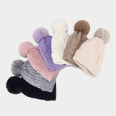 2024 NEW STYLE POM POM KNITTED HAT_CWAH1611