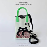 Knitted Portable Shoulder Crossbody Bag_Cwab1510