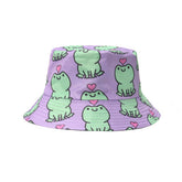 2024 NEW CUTE FACE SHOWING SUN BUCKET HAT_CWAH1564