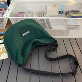 Simple Solid Color Casual Letter Crossbody Bag_Cwab1768