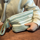 Striped Handbag Makeup Bag Travel Wash Organizer_Cuab00680