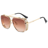 Trendy Unisex Metal Punk Flip-Up Sunglasses_Cwasg1184