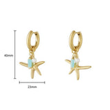 SUMMER OCEAN COLLECTION GOLD EARRINGS_CWAJE5120