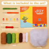 HANDMADE DIY MONSTERA DOLL CROCHET MATERIAL PACK_CWMM0821