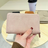 New Forest Style Retro Vertical Zipper Wallet_Cwab06250