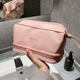DOUBLE LAYER LARGE CAPACITY HIGH END COSMETIC BAG_CWAB4479