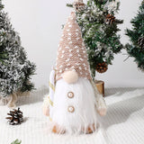 CHRISTMAS LONG BEARD PLUSH HAT WITH LIGHT ORNAMENT_CWMM2764