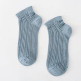 Women'S Solid Color Mesh Breathable Socks_Cwms2041