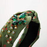 CHERRY PRINT MIDDLE KNOT HEADBAND_CWAHA2128